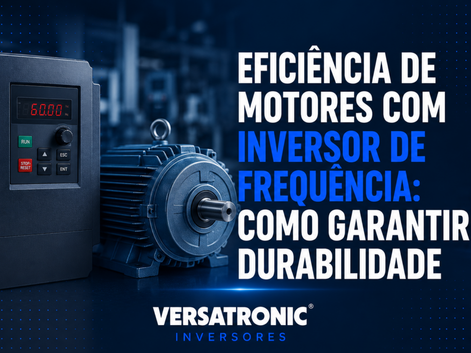 Eficiência de motores com inversor de frequência: como garantir durabilidade
